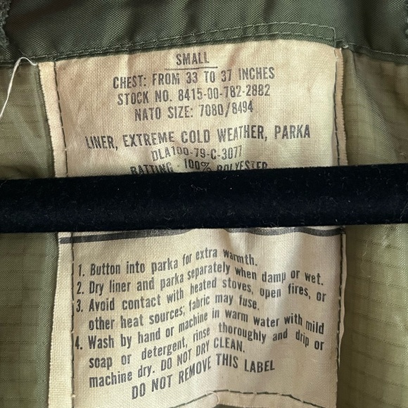 Vintage Military Liner Jacket - Picture 5 of 5